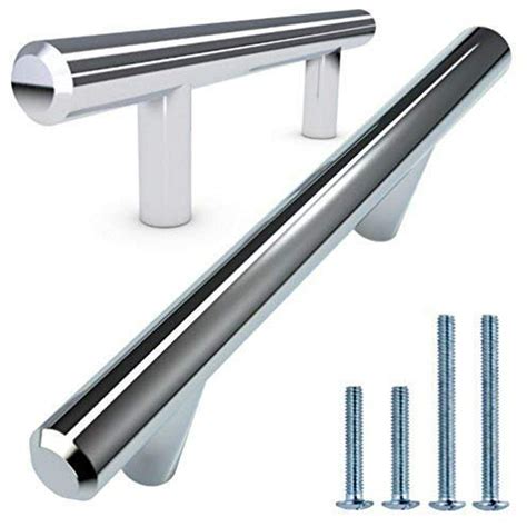 kitchen cabinet stainless steel t bar pull with rope inlay|Amazon.com: Cabinet Bar Pulls Stainless Steel.